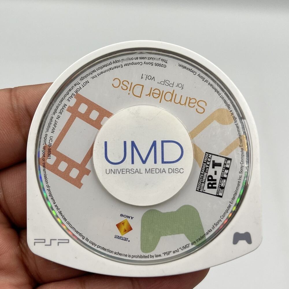 Sampler Disc Volume 1 - Sony PSP - Tested and Authentic